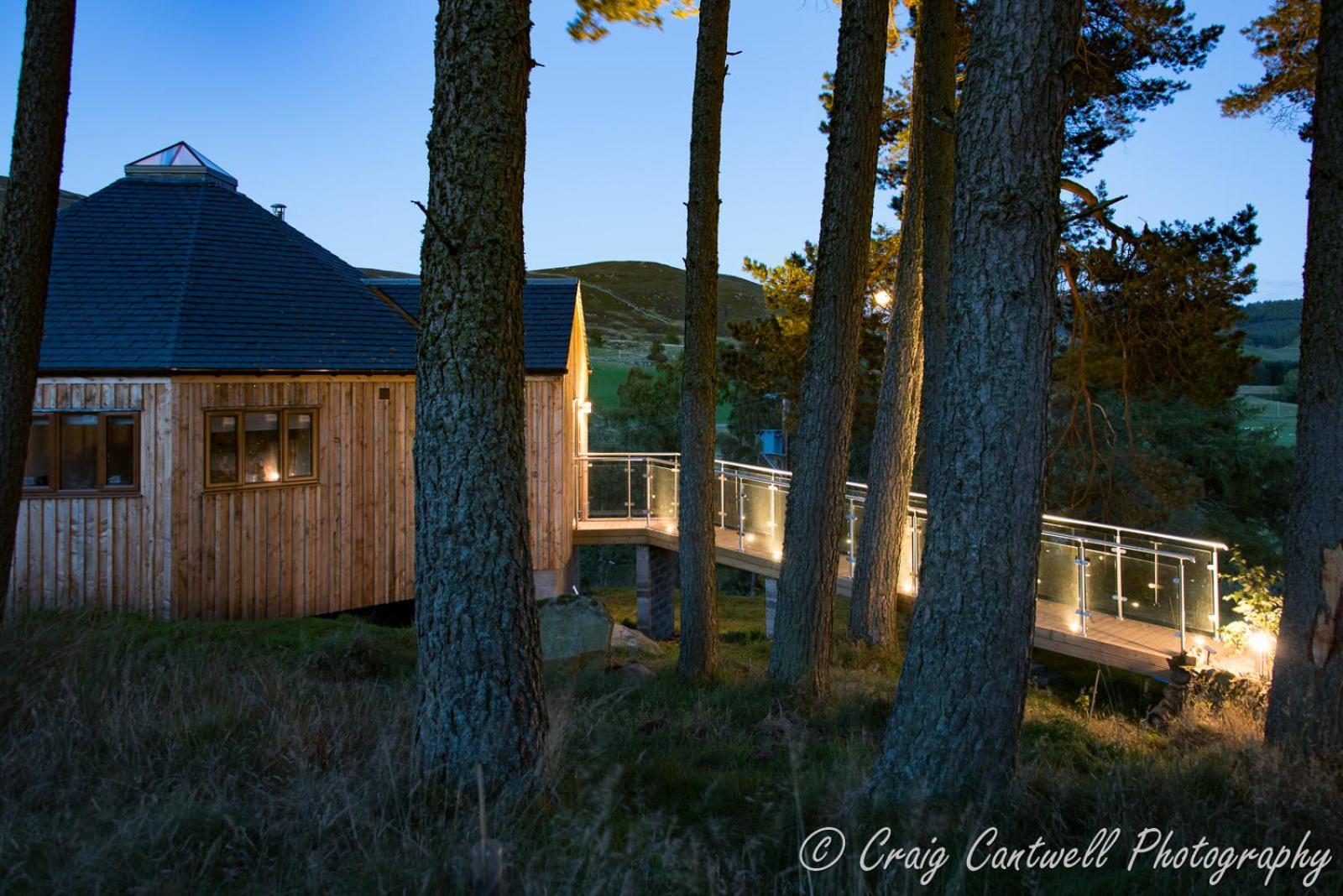 Dalnoid Cottages & Treehouses Nr Glenshee Esterno foto