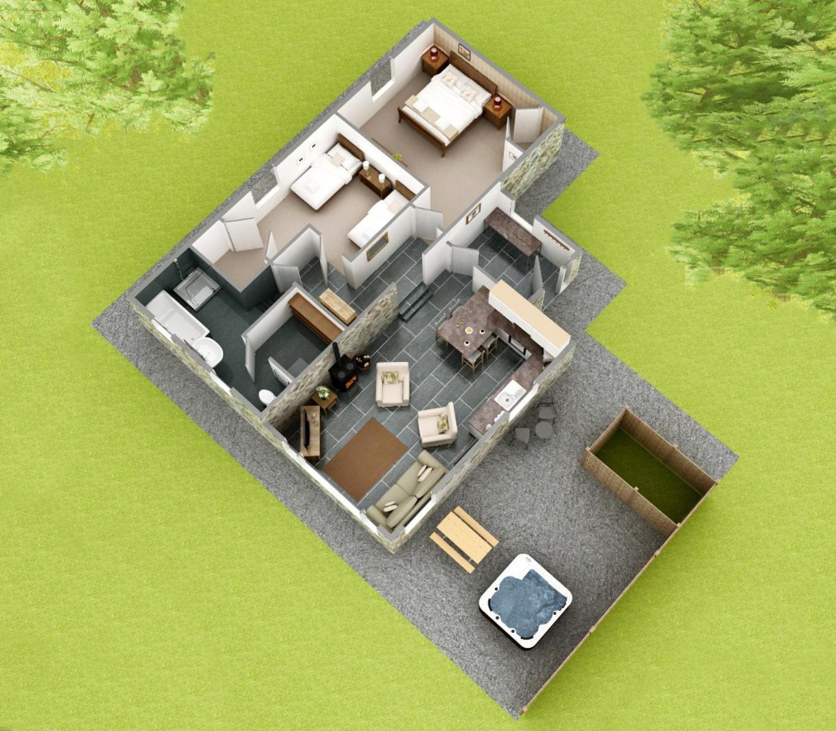 Dalnoid Cottages & Treehouses Nr Glenshee Esterno foto